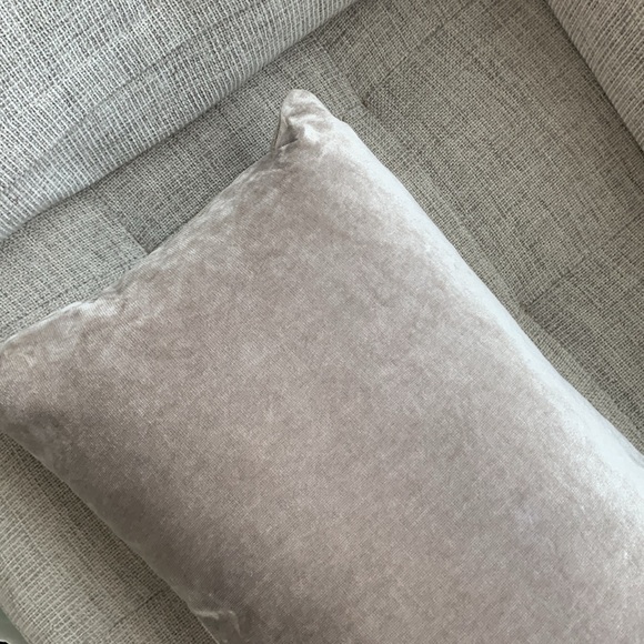 Williams Sonoma cream being champagne double sided two‎ tones accent pillow down - Picture 4 of 9